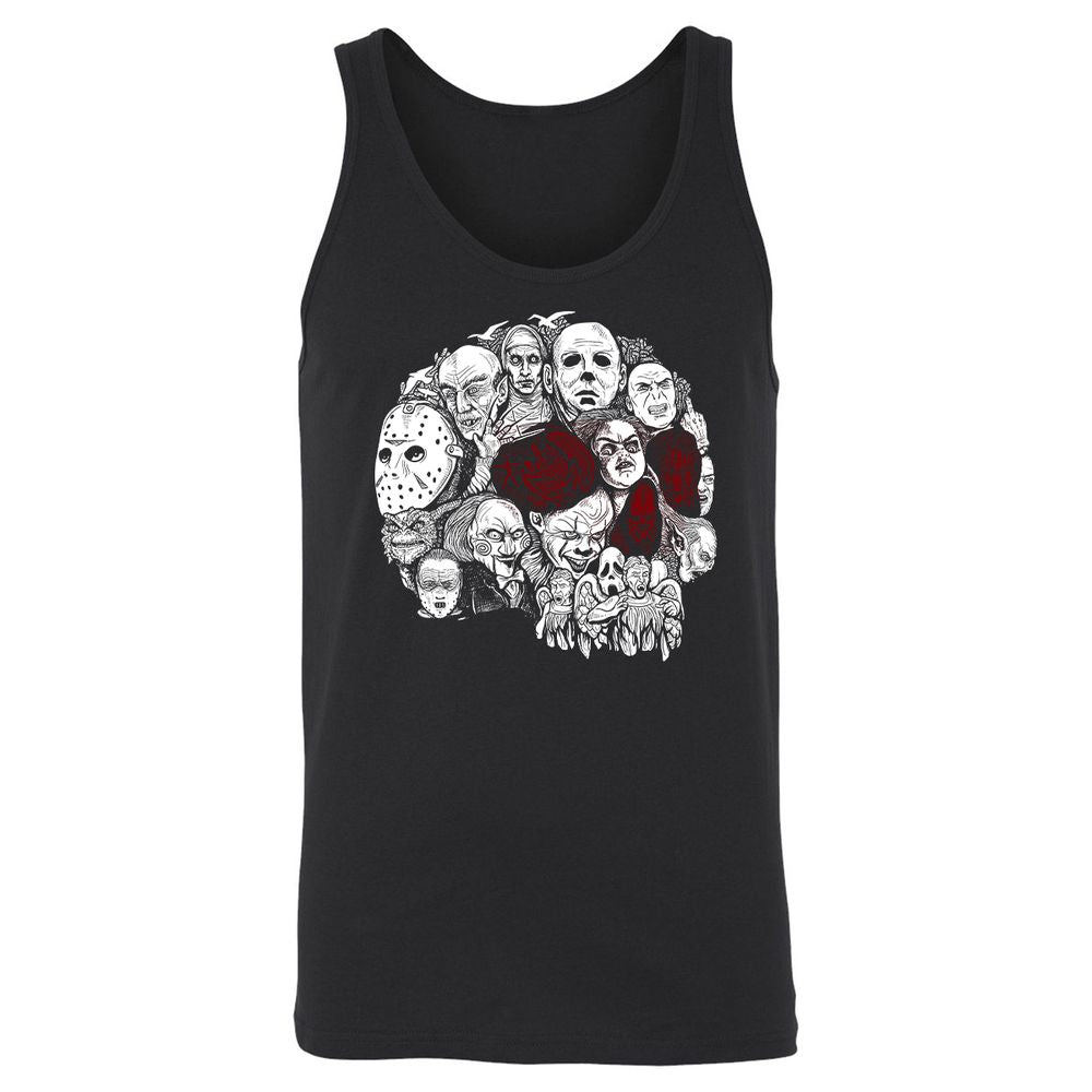 Unisex Jersey Tank - 4H5E8BXQ - Black - 1