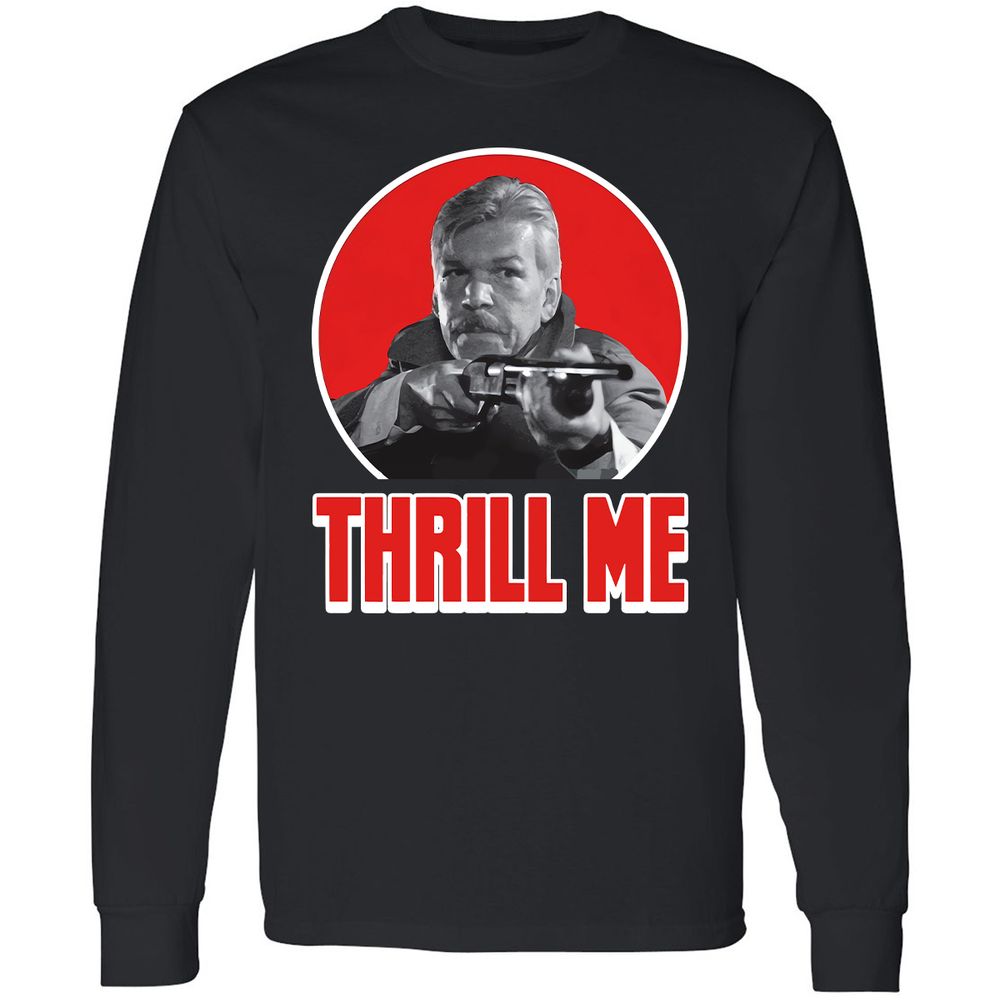 Long Sleeve T-Shirt - CRL87BTD - Black - 1