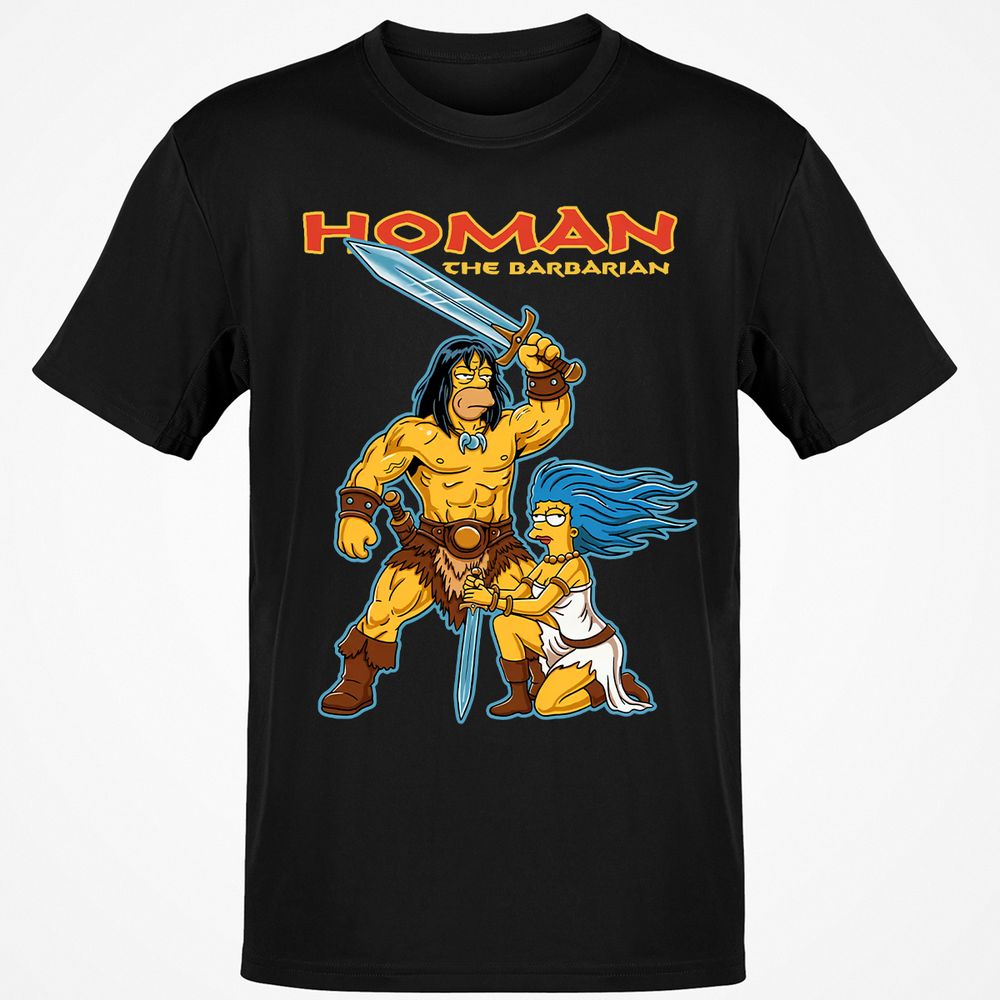 Classic Unisex T-Shirt - TBC9HURG - Black - 1