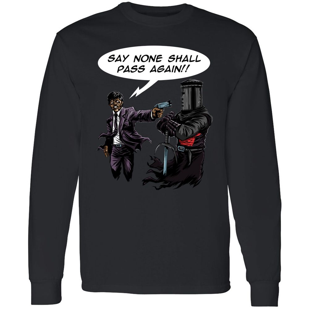 Long Sleeve T-Shirt - H1FD1JRU - Black - 1