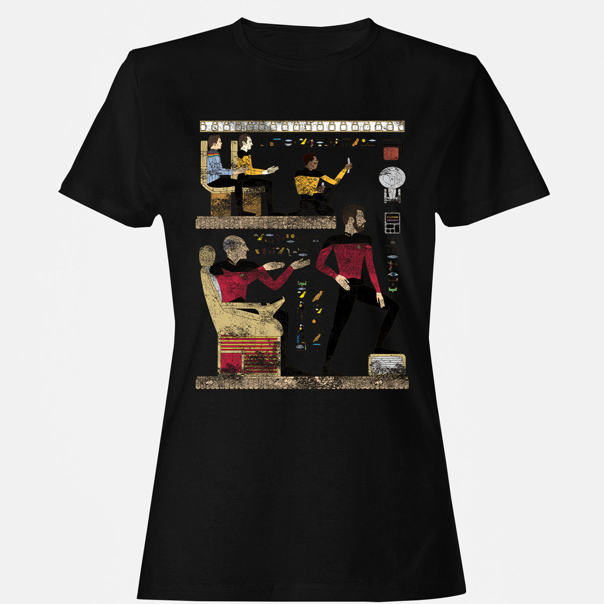 Women's T-Shirt - 64Y3835Q - Black - 1