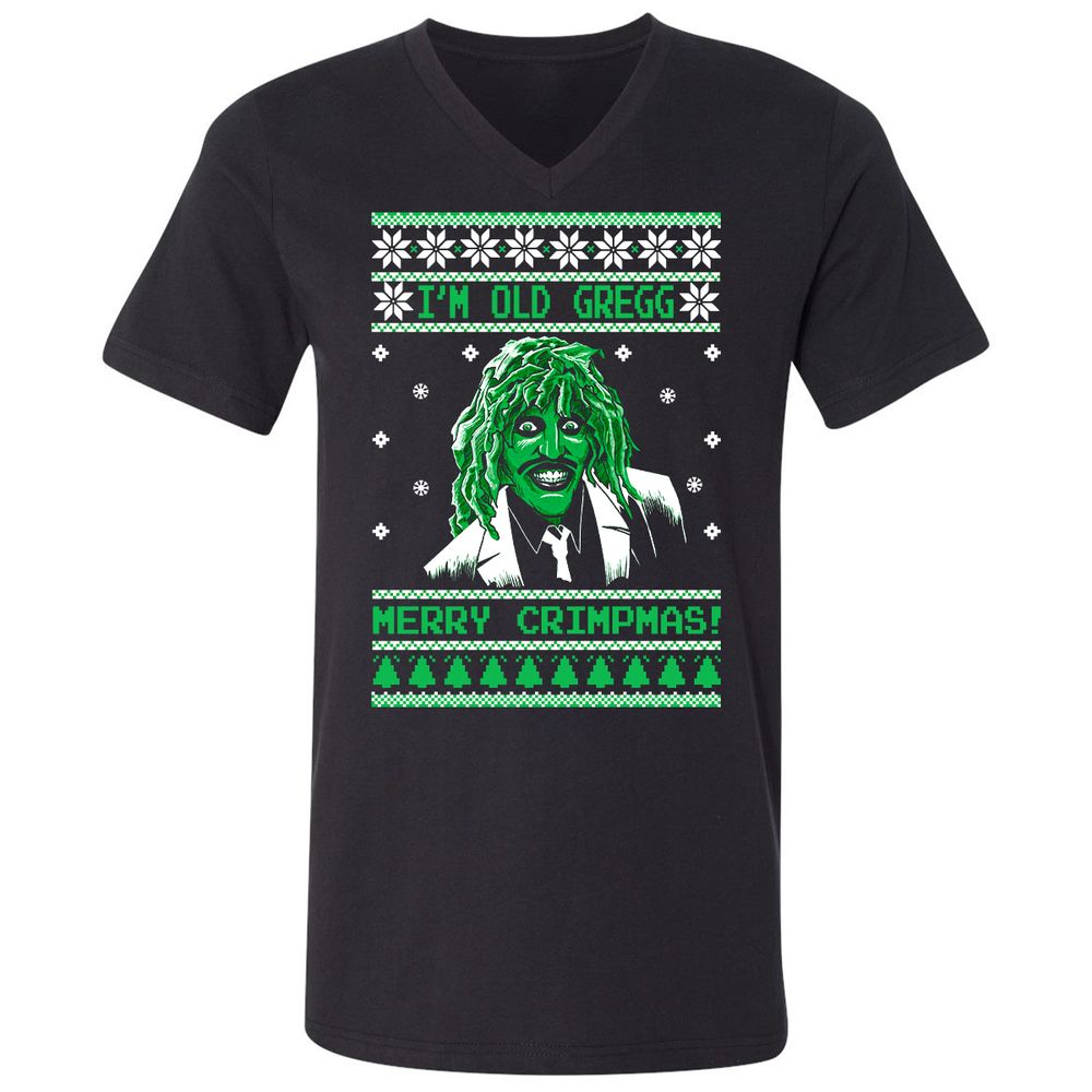 Unisex V-Neck T-Shirt - 9AKW1FDB - Black - 1