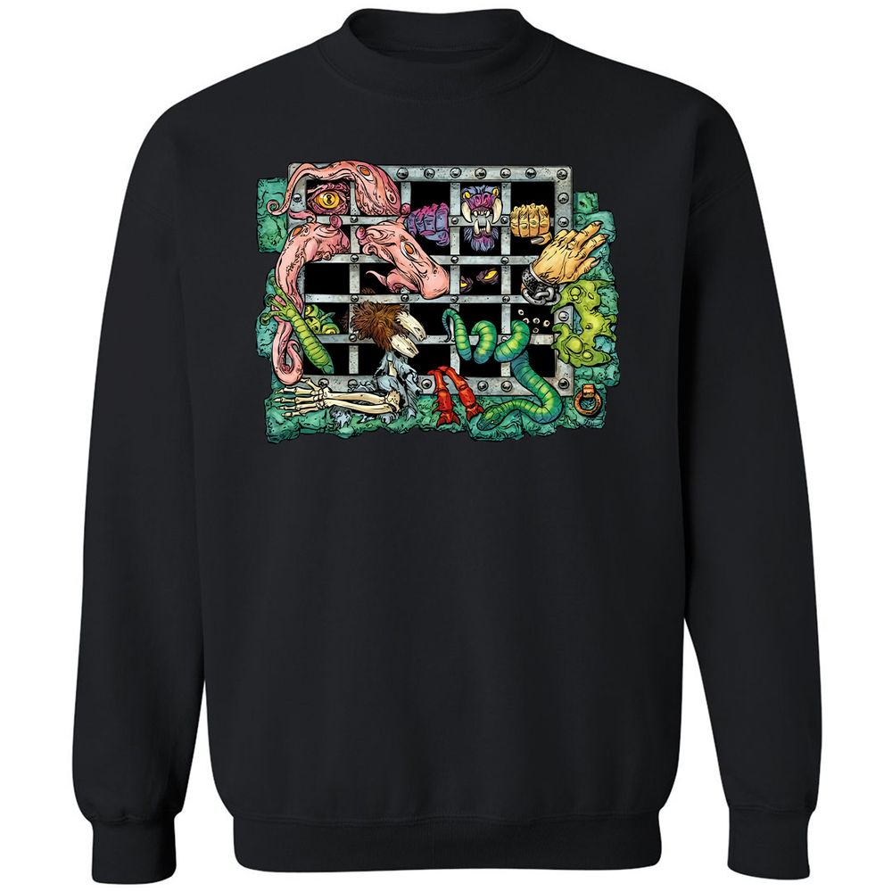 Classic Unisex Sweatshirt - C1EXV85L - Black - 1