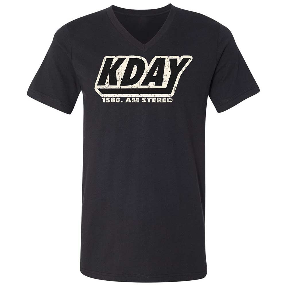 Unisex V-Neck T-Shirt - UAZ3KZF6 - Black - 1