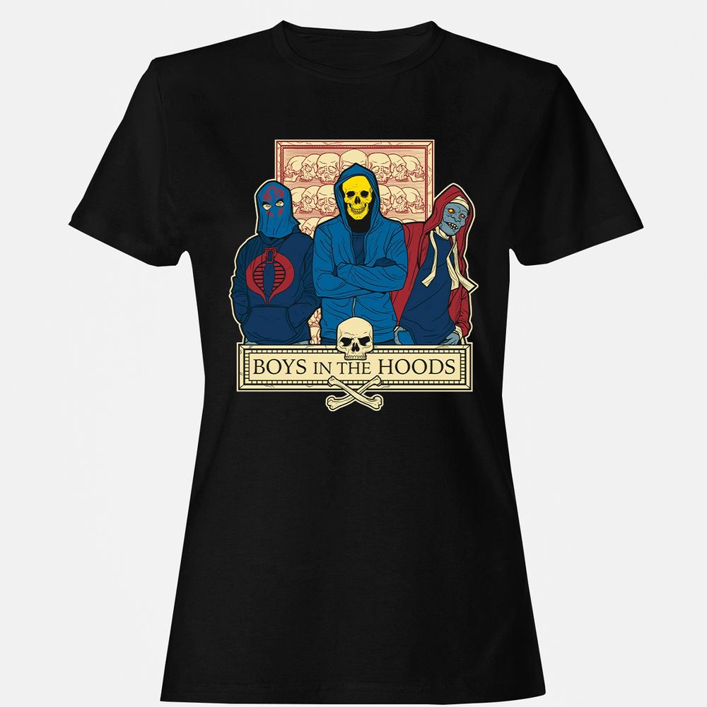 Women's T-Shirt - NHBQXFAX - Black - 1