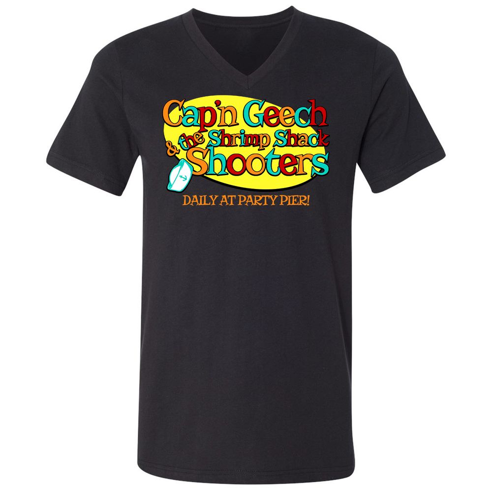 Unisex V-Neck T-Shirt - UYNWFEAZ - Black - 1