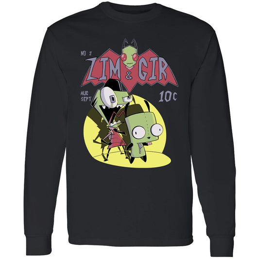 Long Sleeve T-Shirt - QYQDKKL6 - Black - 1