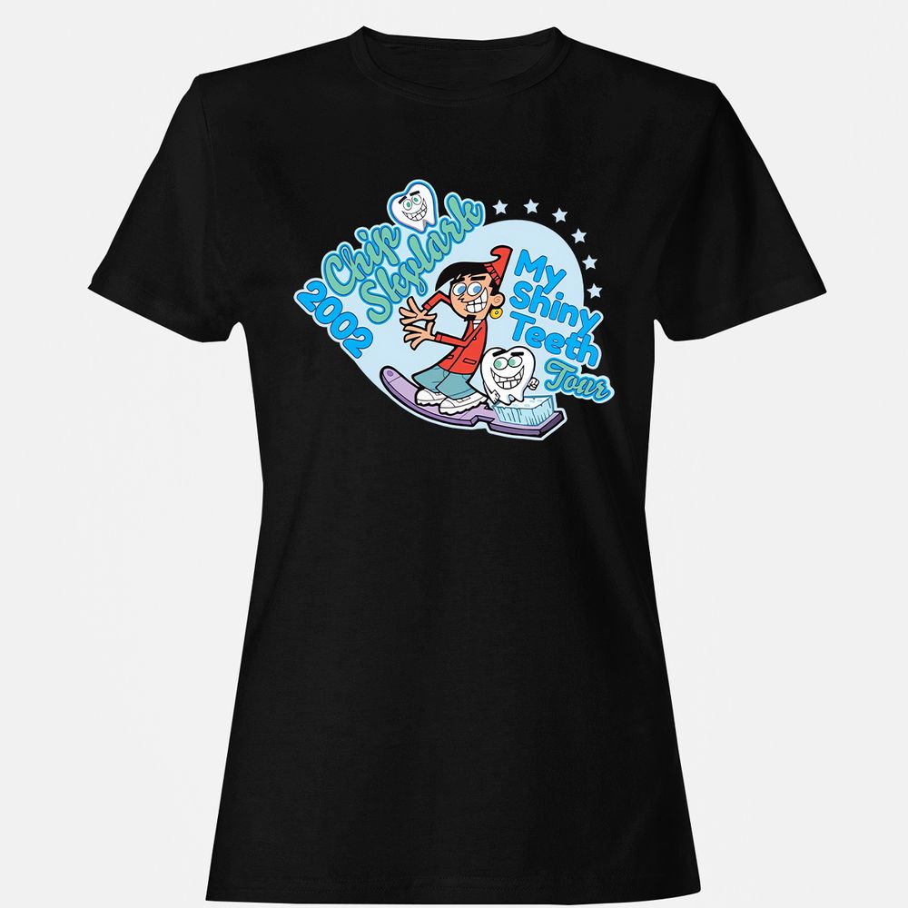 Women's T-Shirt - FHUK64YL - Black - 1