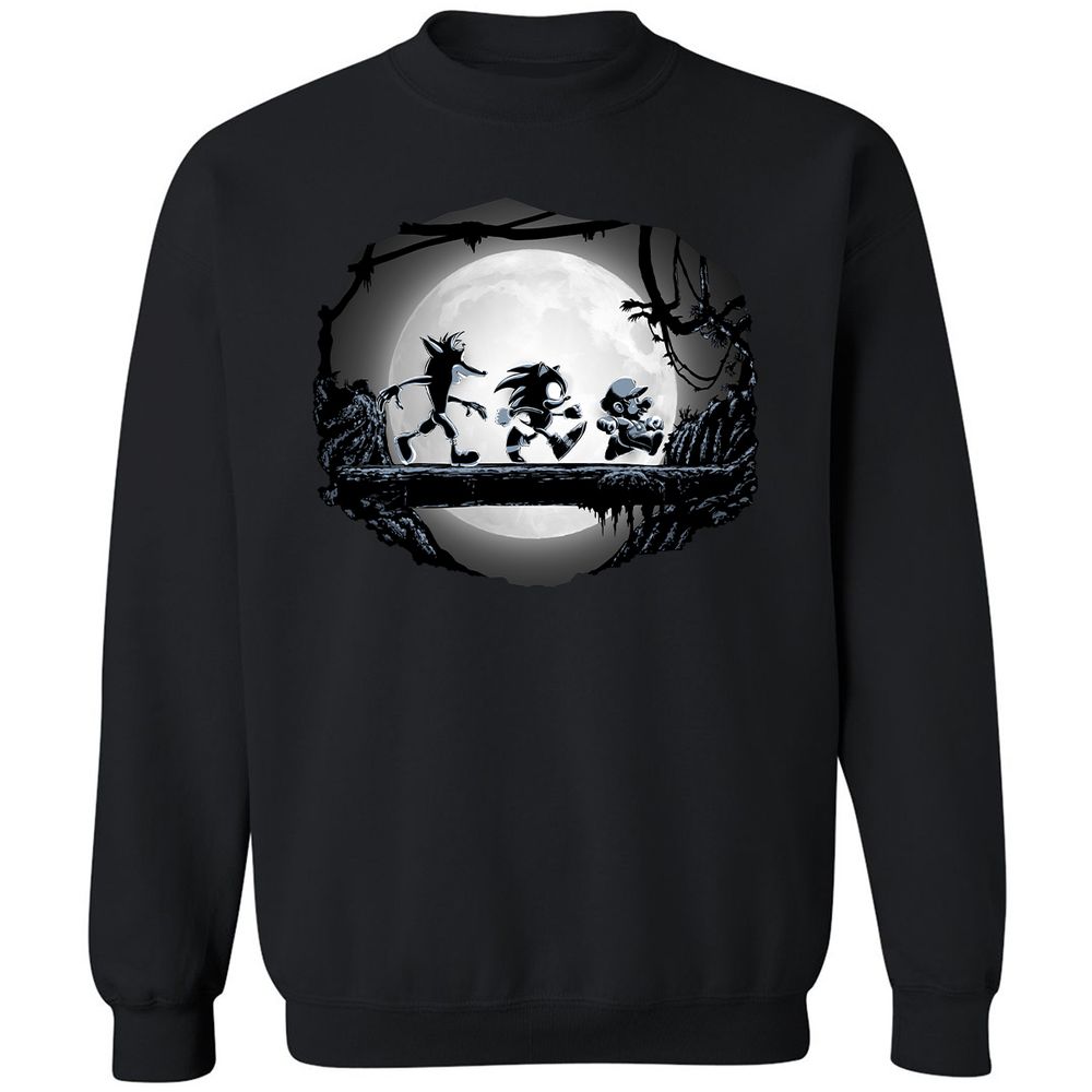 Classic Unisex Sweatshirt - 2UZM5626 - Black - 1