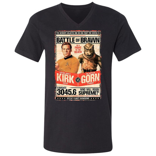 Unisex V-Neck T-Shirt - T79FDUXP - Black - 1