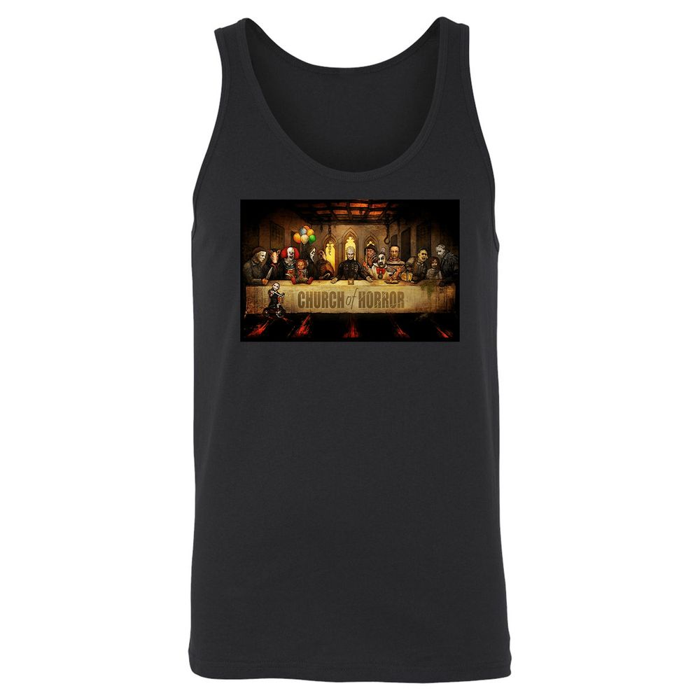 Unisex Jersey Tank - RQSYLMRE - Black - 1
