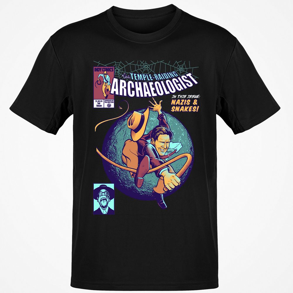 Classic Unisex T-Shirt - XHTCF1WK - Black - 1