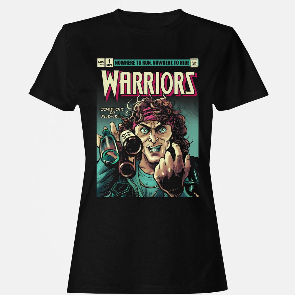Women's T-Shirt - CRDZB34E - Black - 1