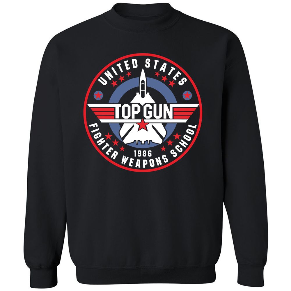 Classic Unisex Sweatshirt - QDNZFQWZ - Black - 1