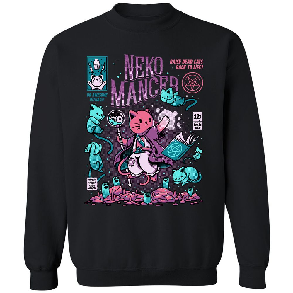 Classic Unisex Sweatshirt - 5JEJCZ4U - Black - 1