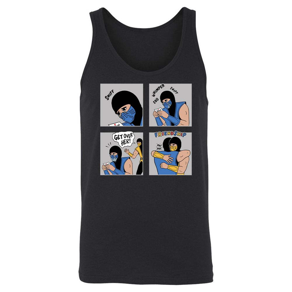 Unisex Jersey Tank - 42C3X72D - Black - 1
