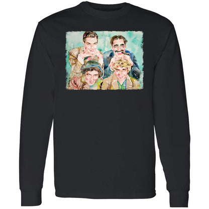 Long Sleeve T-Shirt - 7ZBRRSJX - Black - 1