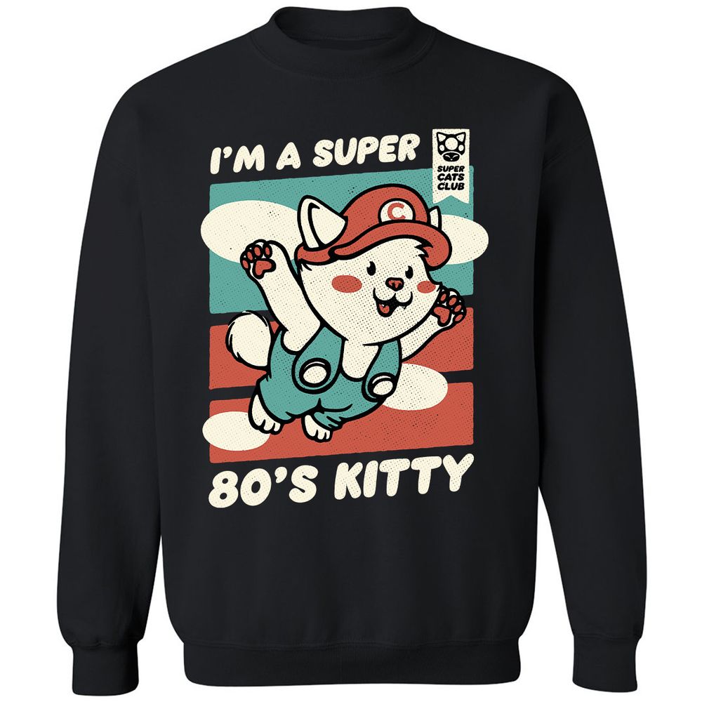 Classic Unisex Sweatshirt - RXDU1TZ9 - Black - 1