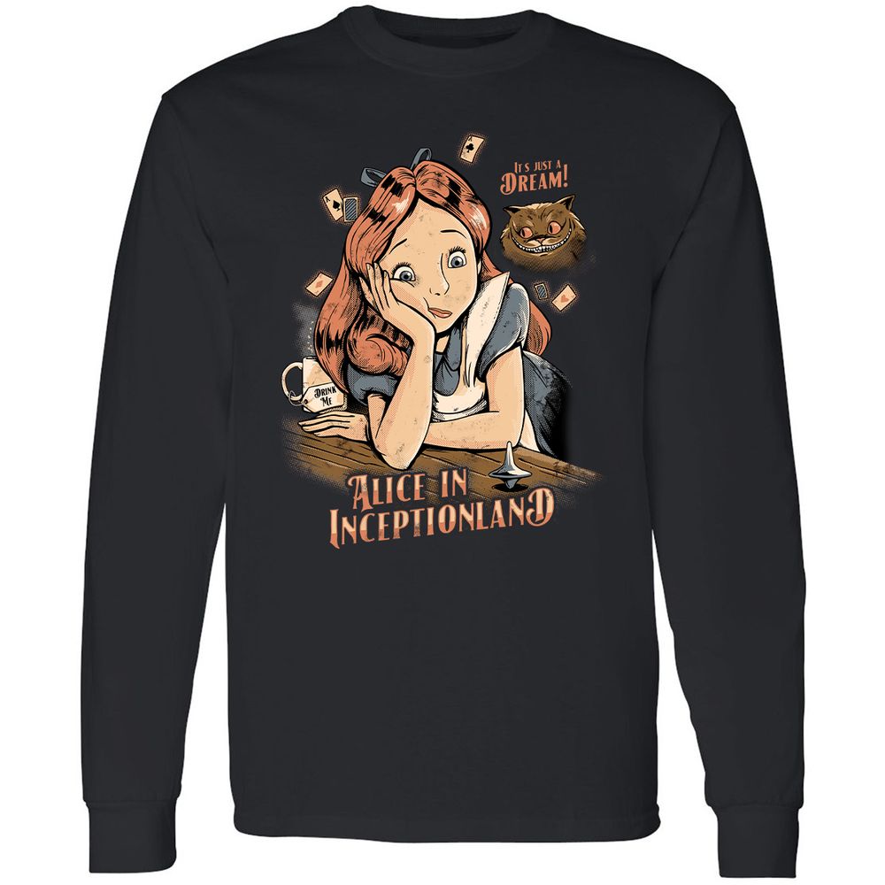 Long Sleeve T-Shirt - QA79C7K2 - Black - 1