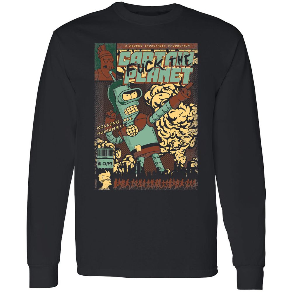 Long Sleeve T-Shirt - NR8S8615 - Black - 1