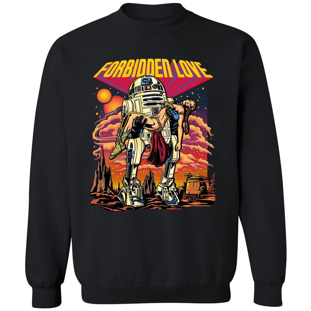 Classic Unisex Sweatshirt - H8X83FYV - Black - 1