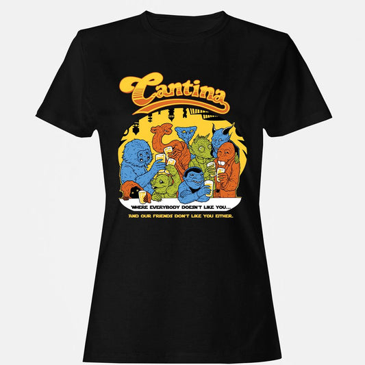 Women's T-Shirt - 4LVGE2VZ - Black - 1