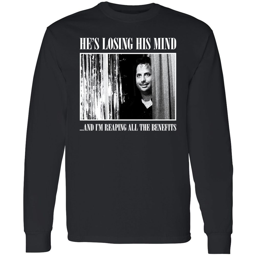 Long Sleeve T-Shirt - WU2B7Z8L - Black - 1
