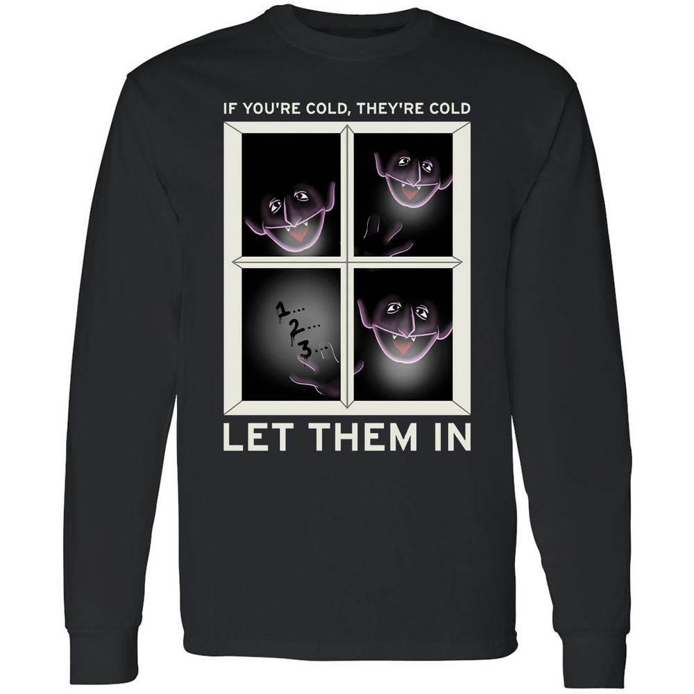 Long Sleeve T-Shirt - PEPQKWZS - Black - 1