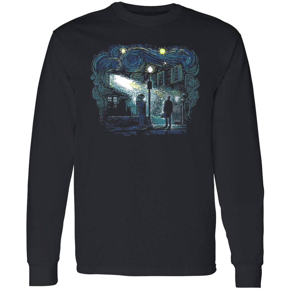 Long Sleeve T-Shirt - FNADUH8B - Black - 1