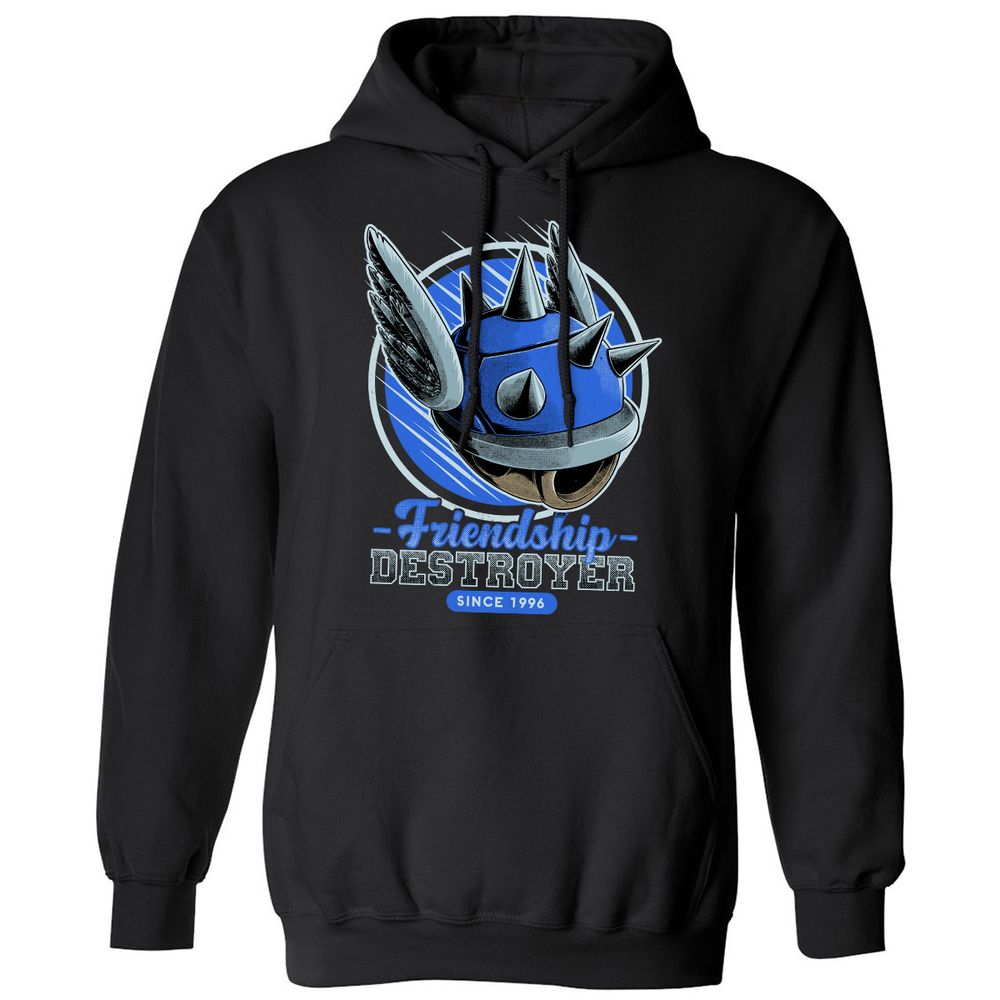 Classic Unisex Hoodie - FFBR39VZ - Black - 1
