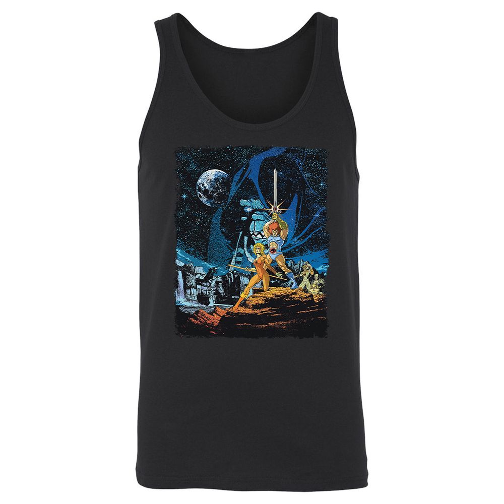 Unisex Jersey Tank - QXV65ZJK - Black - 1