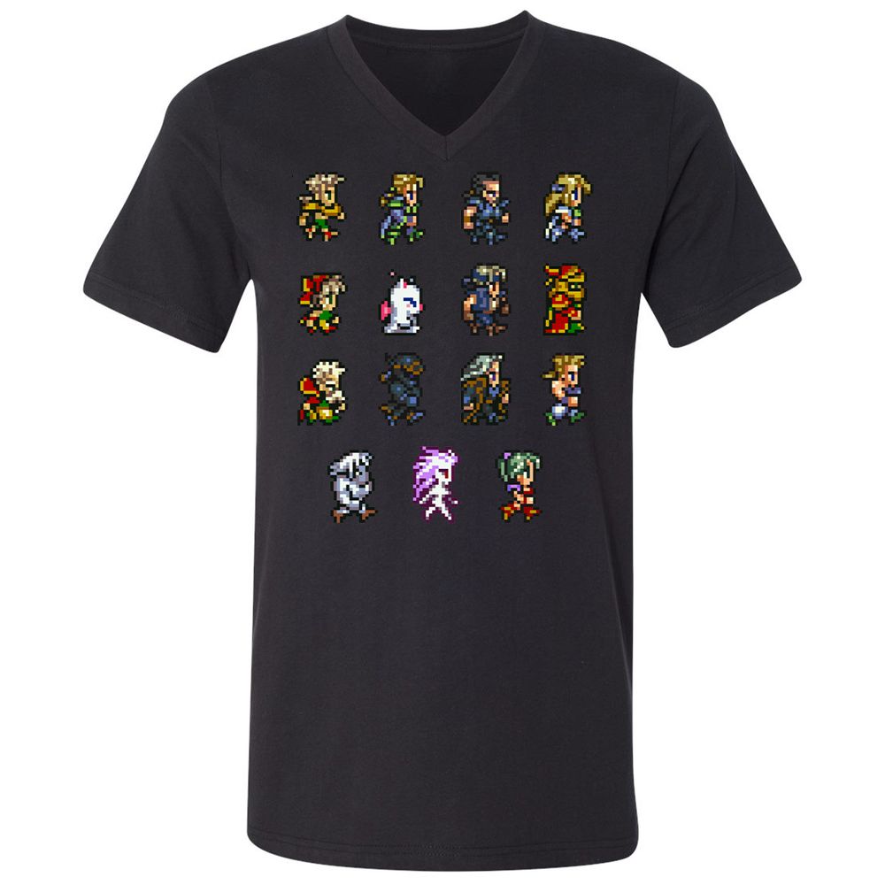 Unisex V-Neck T-Shirt - GWHGG4S7 - Black - 1