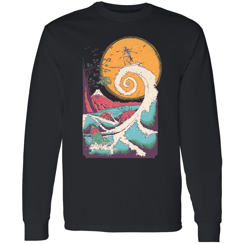 Long Sleeve T-Shirt - GDJZQMVY - Black - 1