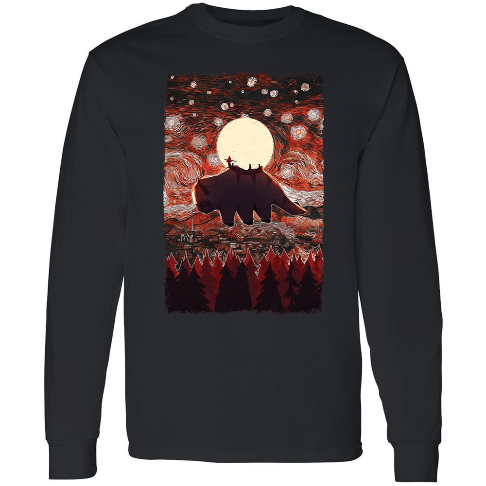Long Sleeve T-Shirt - 4UCDT848 - Black - 1