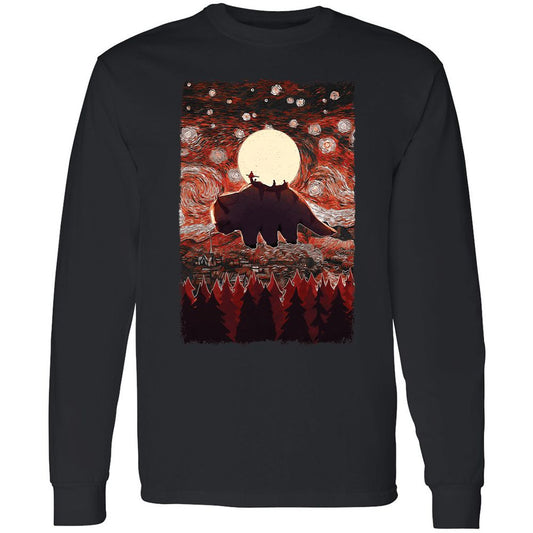Long Sleeve T-Shirt - 4UCDT848 - Black - 1