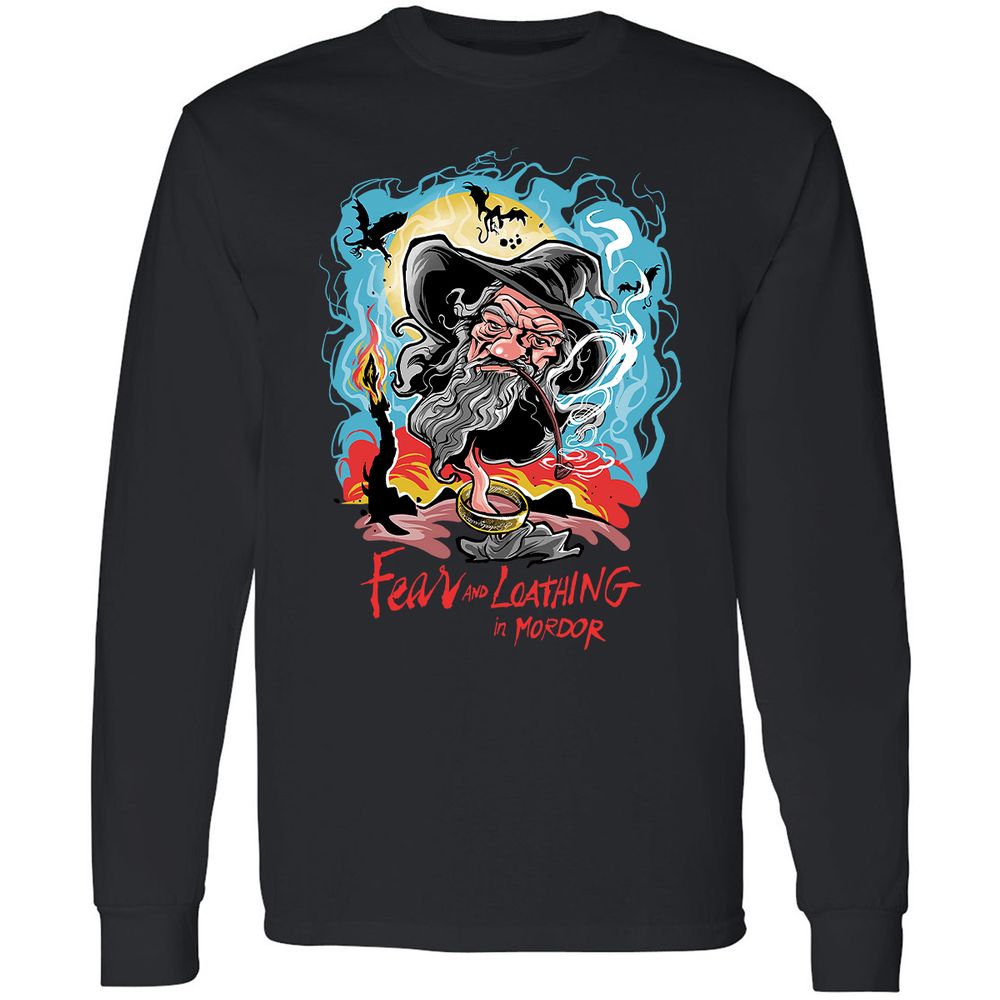 Long Sleeve T-Shirt - TQQF4X9Y - Black - 1