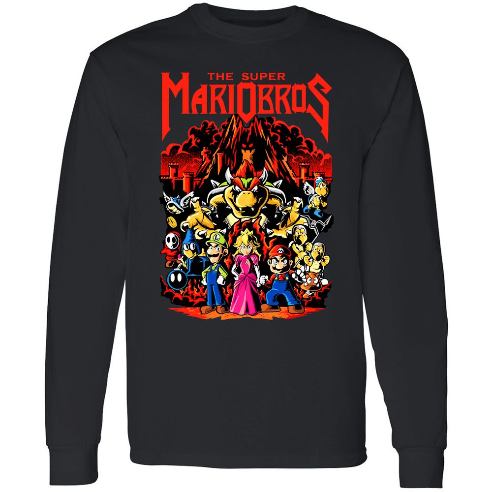 Long Sleeve T-Shirt - 8ZMR8XPP - Black - 1