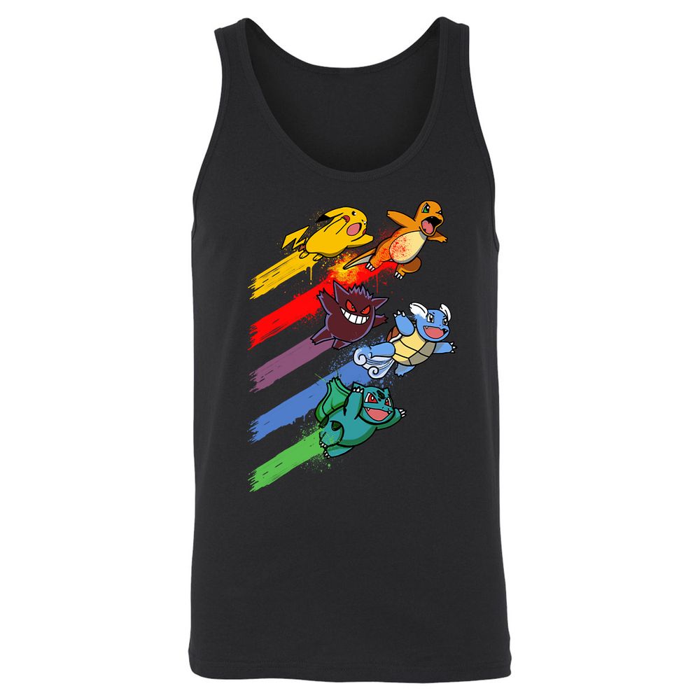 Unisex Jersey Tank - 6DELE58B - Black - 1