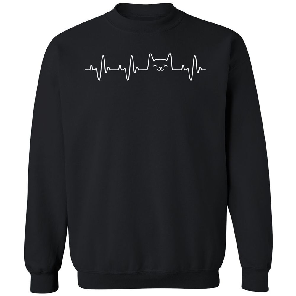 Classic Unisex Sweatshirt - UXQKA4ZM - Black - 1