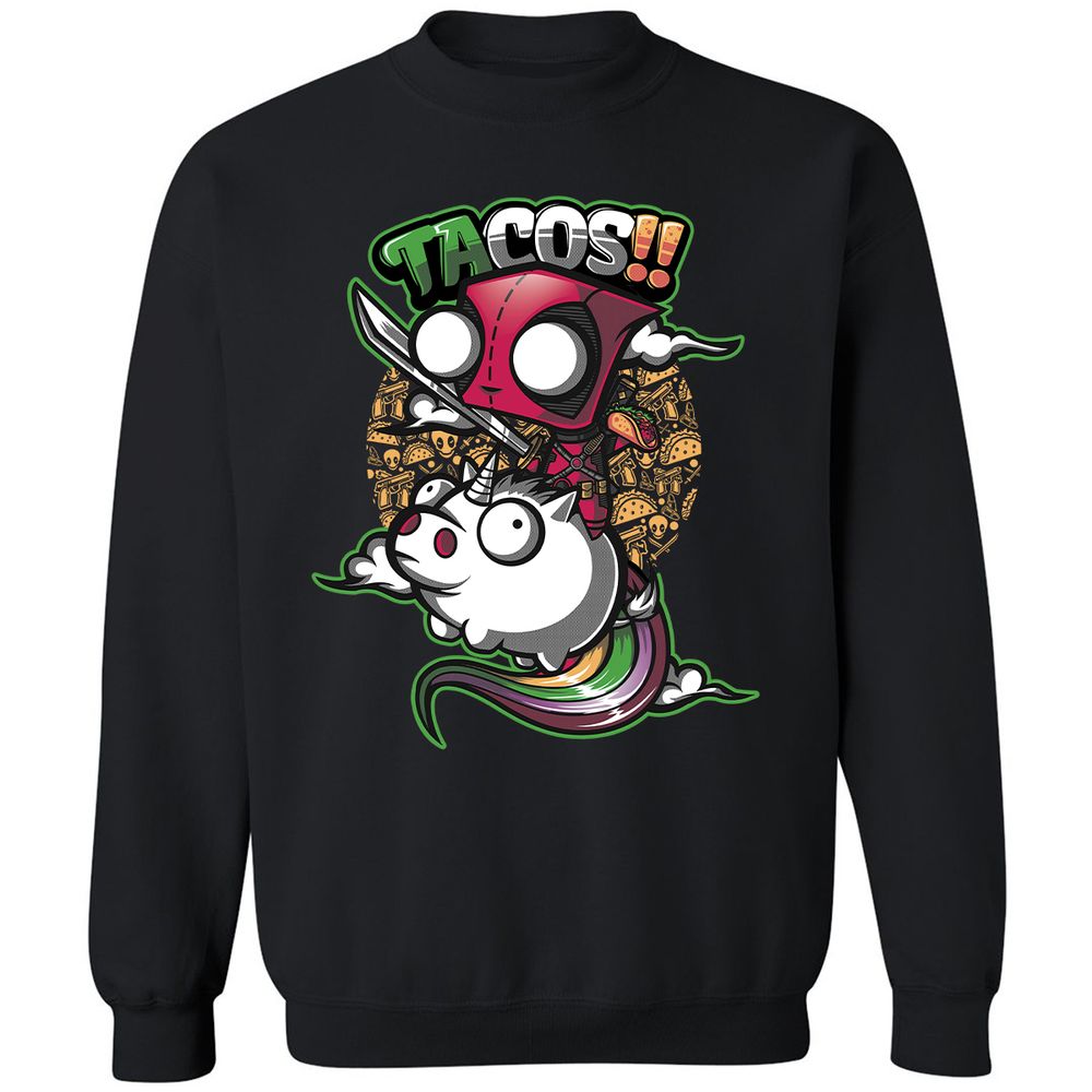 Classic Unisex Sweatshirt - QT1XGSMQ - Black - 1