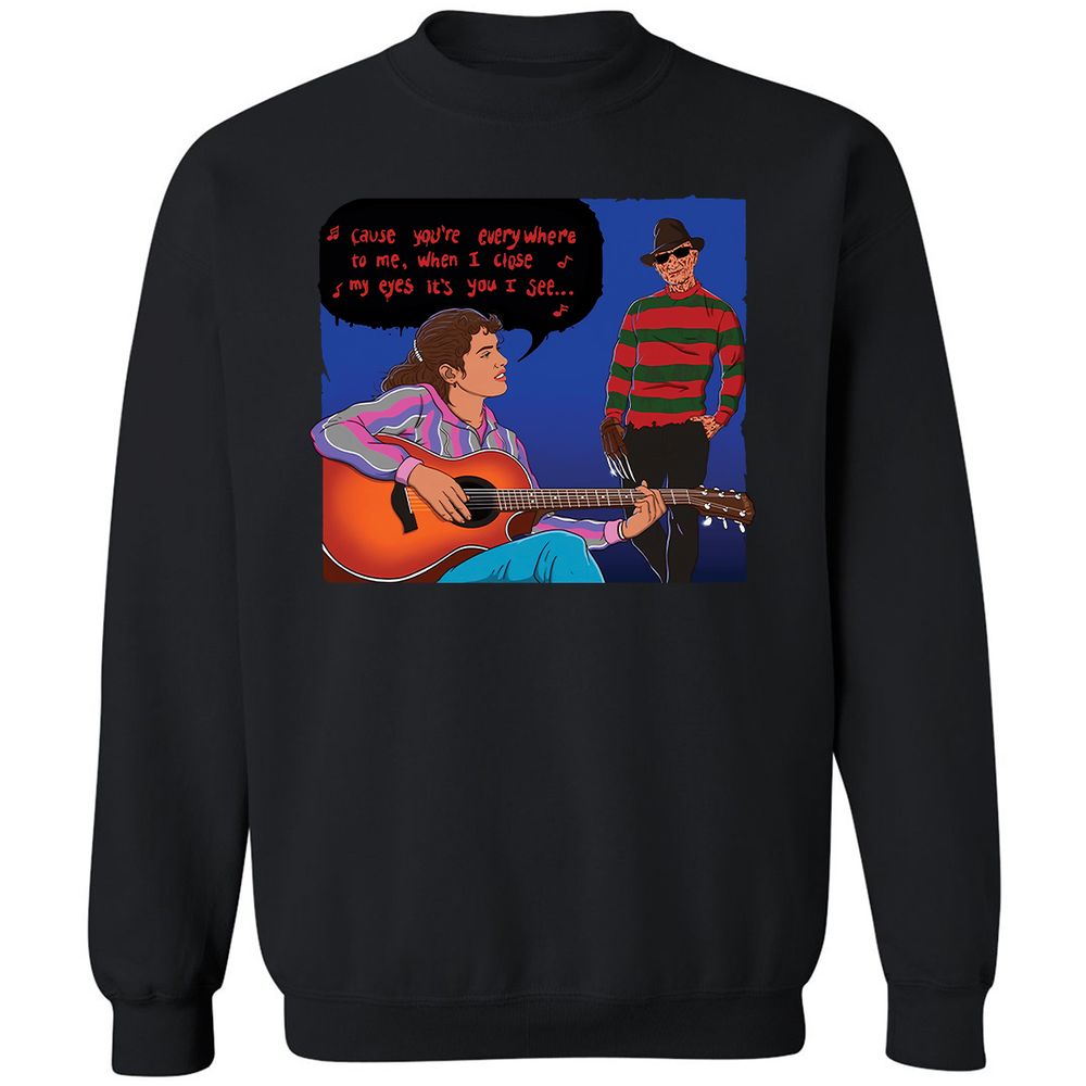 Classic Unisex Sweatshirt - AKXFQZNY - Black - 1