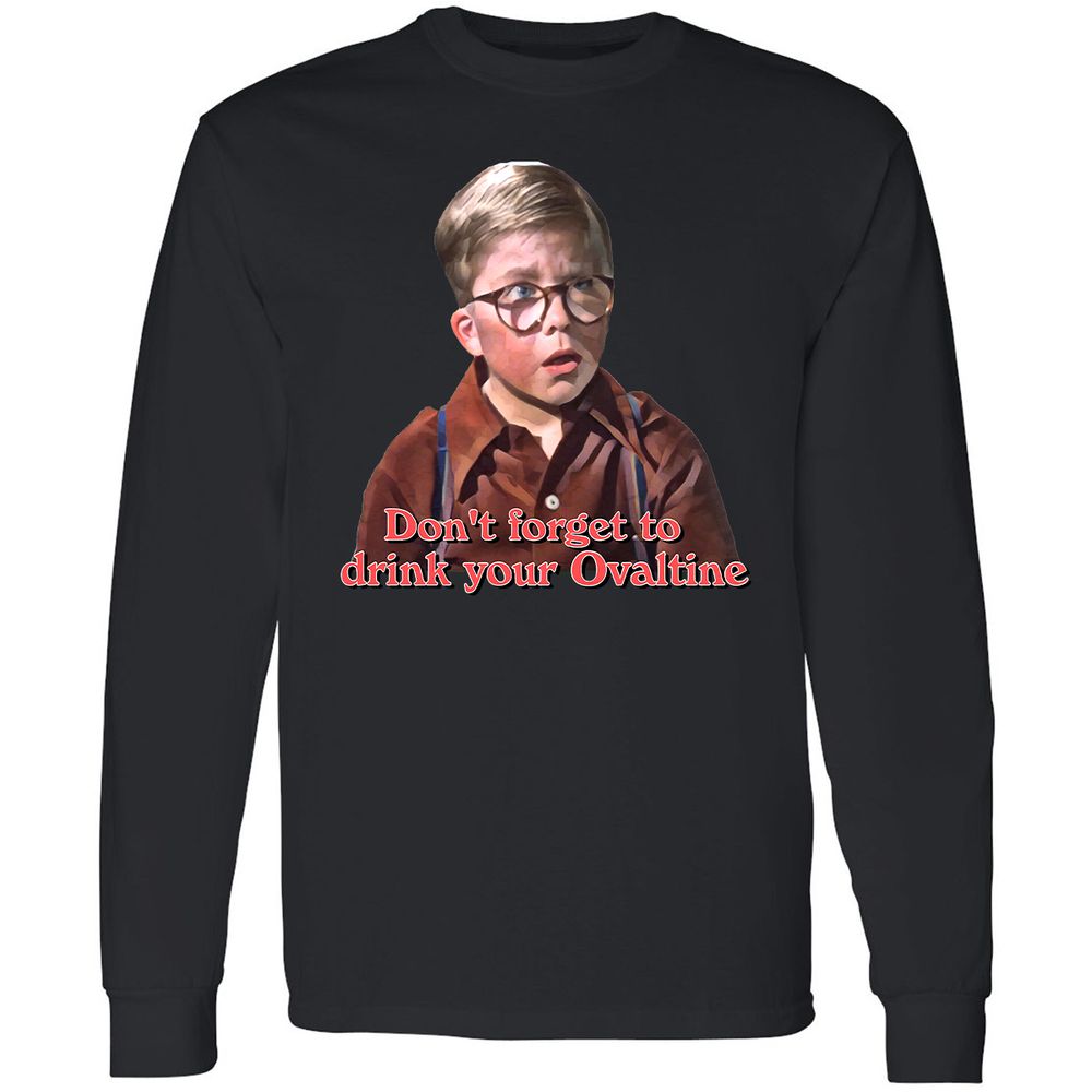 Long Sleeve T-Shirt - A18R74AH - Black - 1
