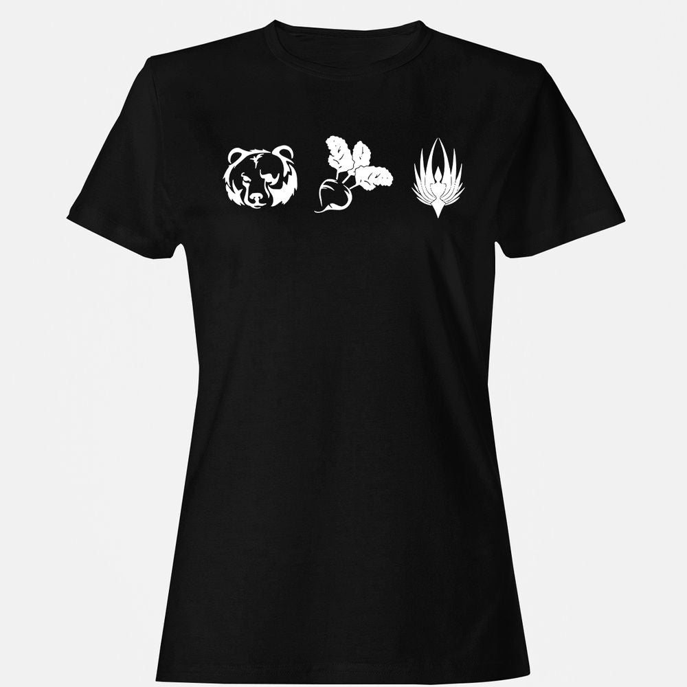Women's T-Shirt - 98P1QCK9 - Black - 1