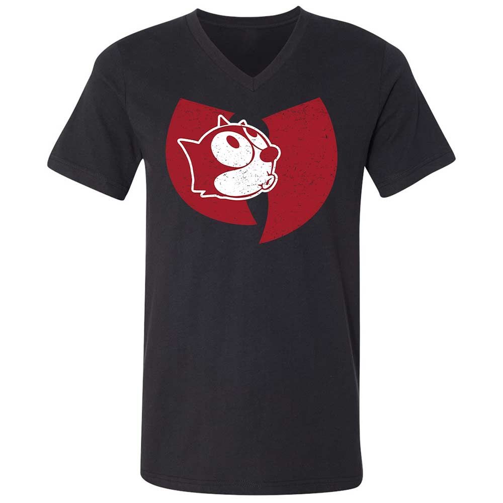 Unisex V-Neck T-Shirt - 3BATV7EP - Black - 1