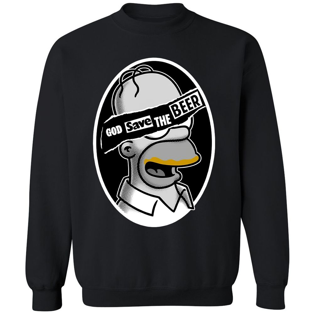 Classic Unisex Sweatshirt - G3NFZDVJ - Black - 1