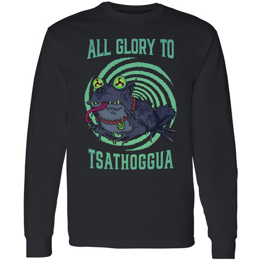 Long Sleeve T-Shirt - QCMKMJSY - Black - 1