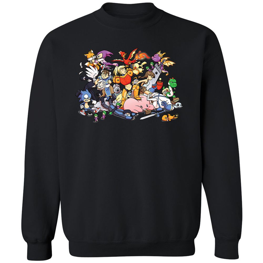 Classic Unisex Sweatshirt - 6ZGQMP5T - Black - 1