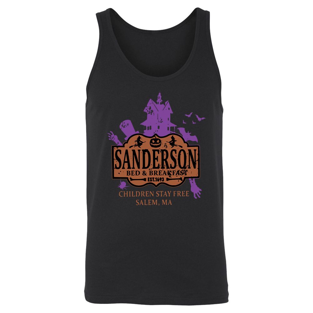 Unisex Jersey Tank - 5DMZSS7G - Black - 1