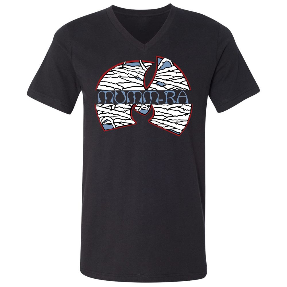 Unisex V-Neck T-Shirt - 3B8EM4JL - Black - 1