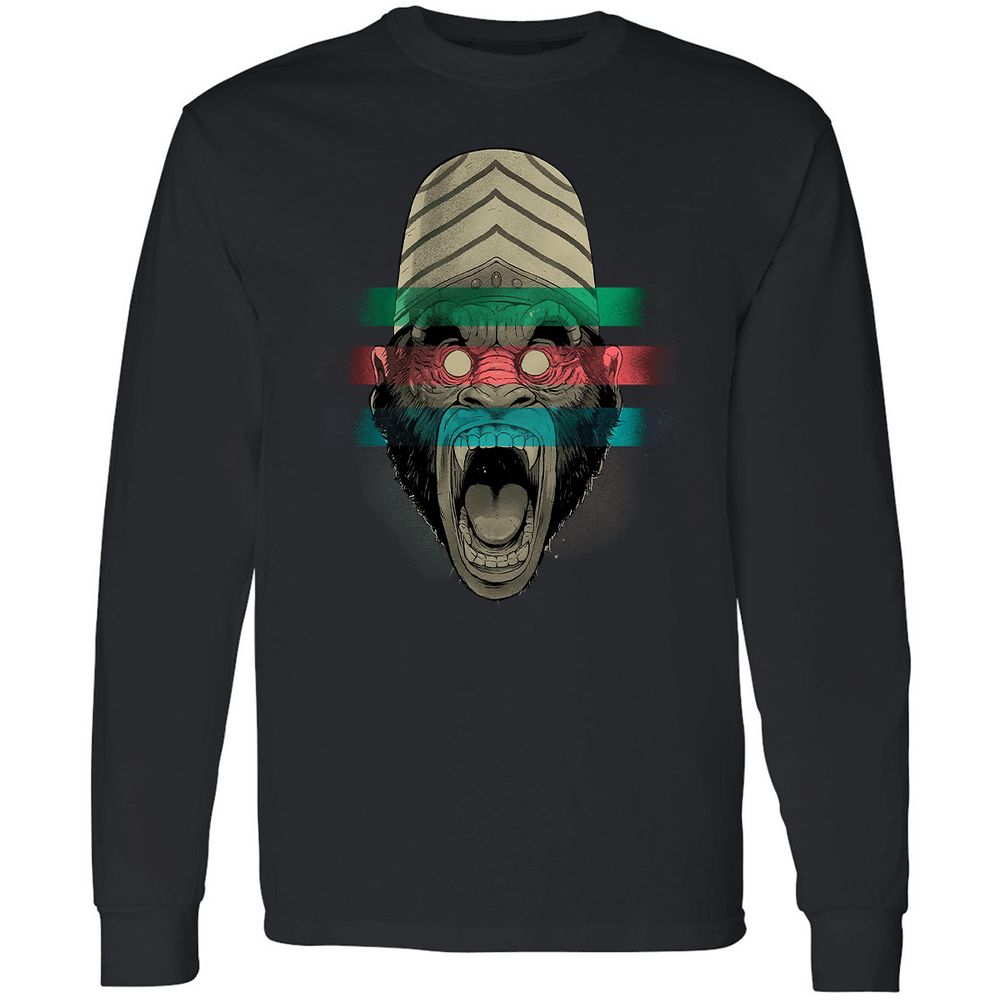 Long Sleeve T-Shirt - YMU5V3GW - Black - 1